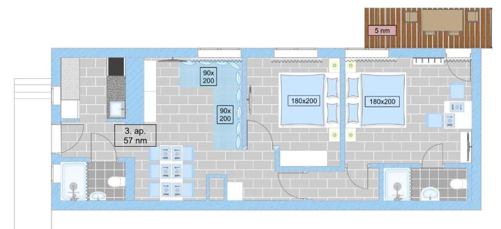 Topart Apartman I Balatonfenyves Zewnętrze zdjęcie